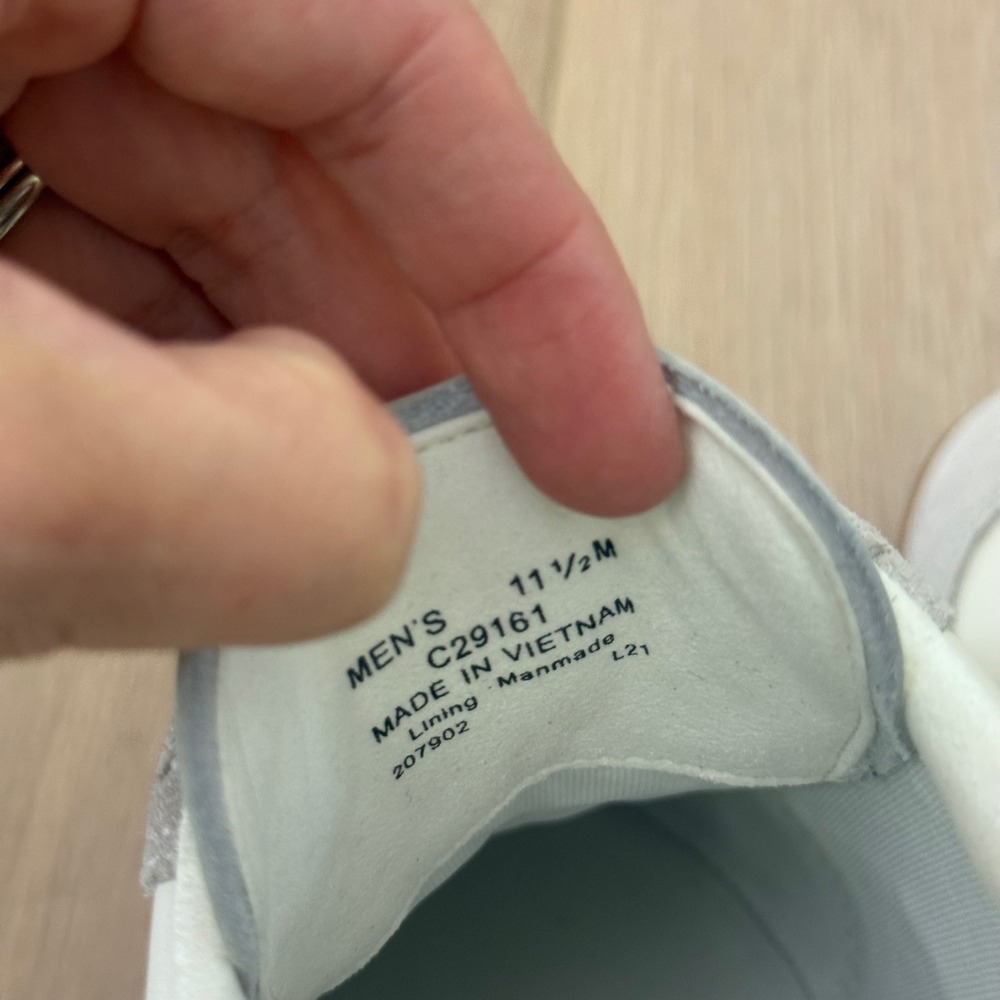 Cole Haan GrandSeries White Leather Suede Gum Sole Sneakers Low Top Shoes - Picture 9 of 11